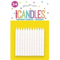 (image for) Iridescent Glitter Party Candles 24pk