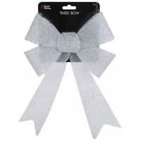 (image for) White Tinsel Bow