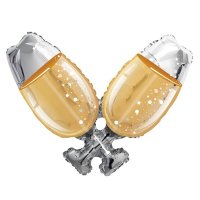Champagne Glasses Shape Balloons