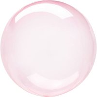 Crystal Clearz Dark Pink Balloons Packaged