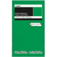 Emerald Green Rectangle Plastic Tablecover