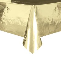 (image for) Metallic Gold Plastic Tablecover