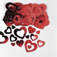(image for) Red Heart Die-Cut Metallic Confetti