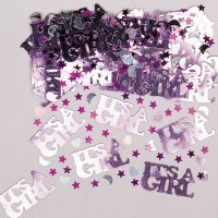 (image for) Its A Girl Metallic Confetti