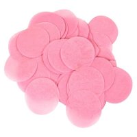 25mm Light Pink Circular Tissue Confetti 100g