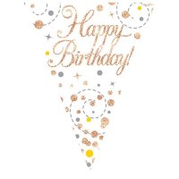 (image for) Happy Birthday Sparkling Fizz Party Bunting