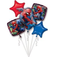 (image for) SpiderMan Foil Balloons Bouquets