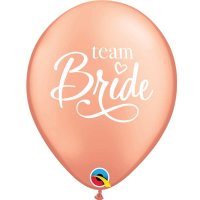 11" Team Bride Latex Balloons 25pk