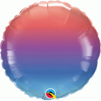 (image for) 18" Winter Ombre Foil Balloons