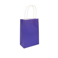 (image for) Royal Blue Paper Party Gift Bags 24pk