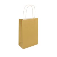 (image for) Gold Paper Party Gift Bags 24pk