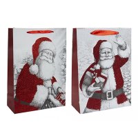(image for) Christmas Pencil Sketch Large Gift Bags
