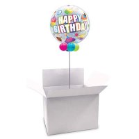 (image for) White Bubble And Shape Balloon Box