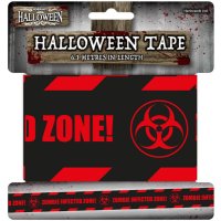 (image for) Zombie Infection Zone Halloween Warning Tape