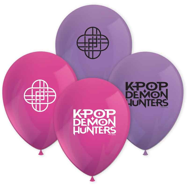 11" K-Pop Demon Hunters Latex Balloons 8pk