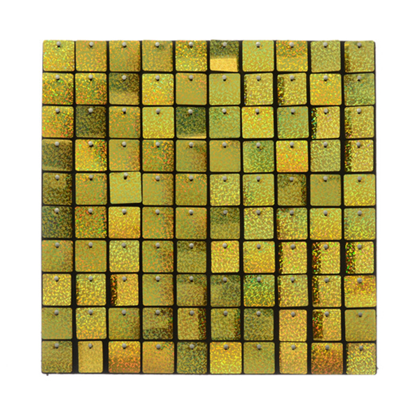 (image for) New Gold Holographic Sequin Wall Panels