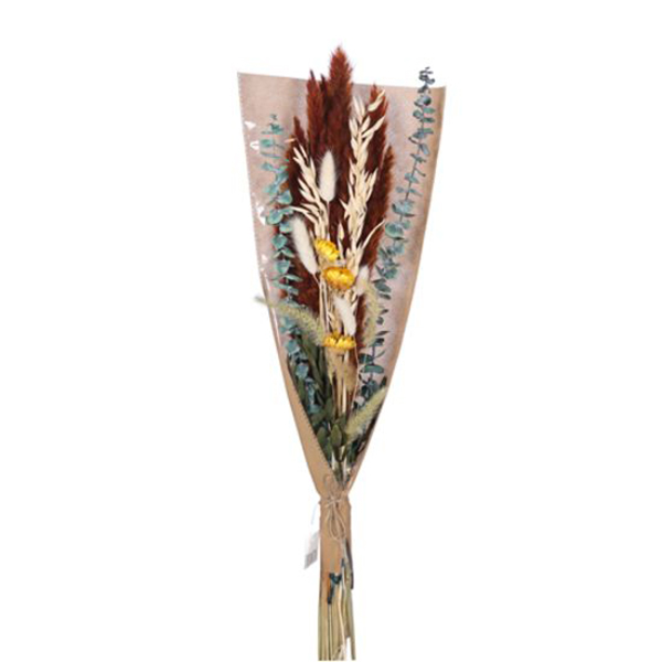 (image for) Natural, Brown & Yellow Dried Flower Large Bouquet