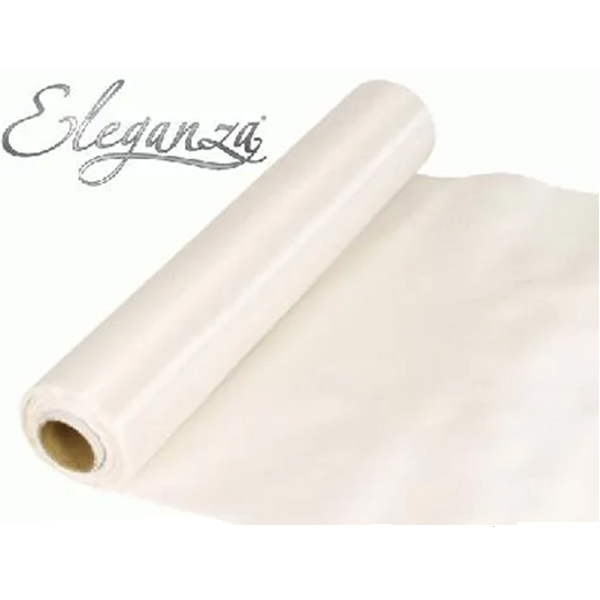 (image for) Eleganza White Satin Fabric 29cm x 20m