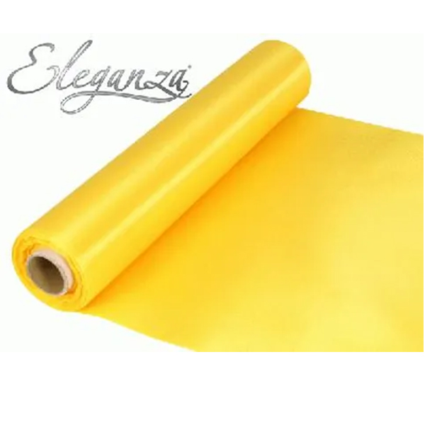 Eleganza Yellow Satin Fabric 29cm x 20m