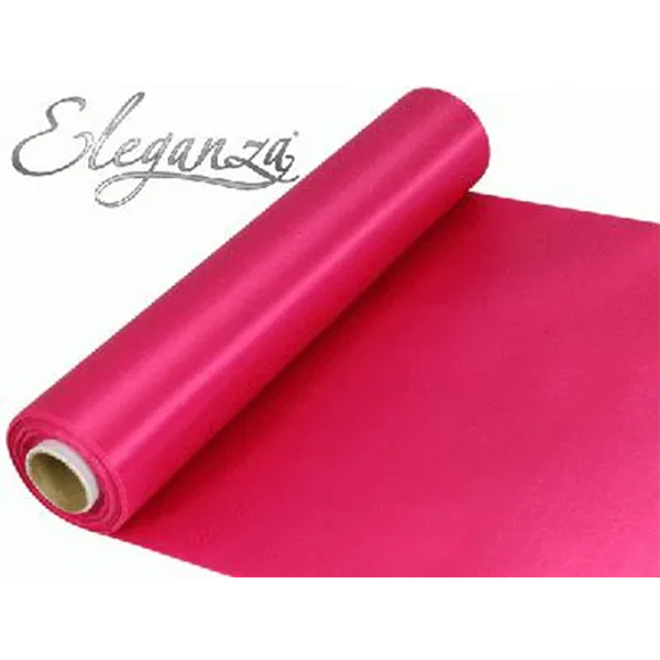 (image for) Eleganza Fuchsia Pink Satin Fabric 29cm x 20m