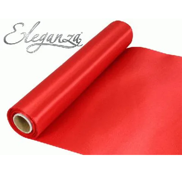 Eleganza Red Satin Fabric 29cm x 20m