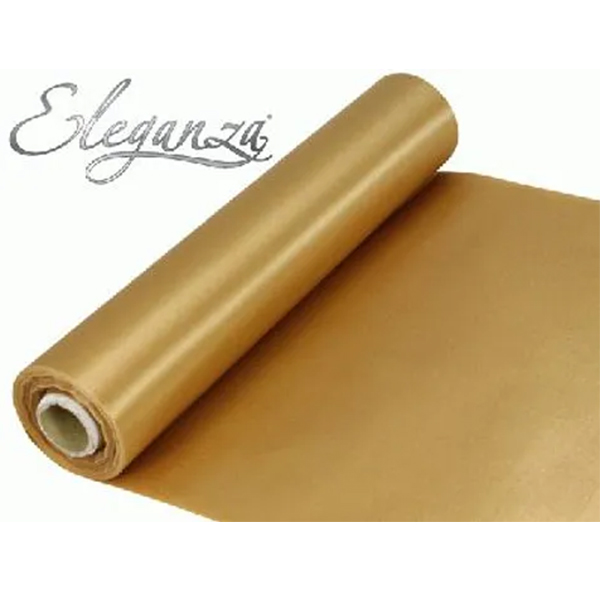 (image for) Eleganza Gold Satin Fabric 29cm x 20m