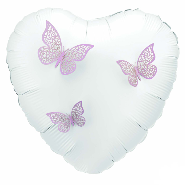 3D Pastel Soft Lavender Adhesive Butterflies 12 pack