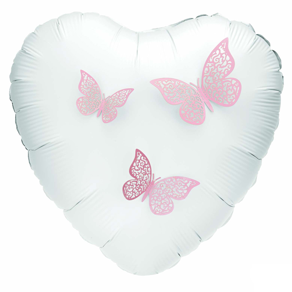 3D Pastel Light Pink Adhesive Butterflies 12 pack