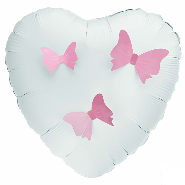 3D Pastel Light Pink Adhesive Bows 12 Pack