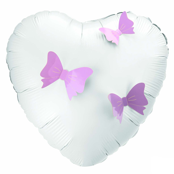 3D Pastel Soft Lavender Adhesive Bows 12 Pack