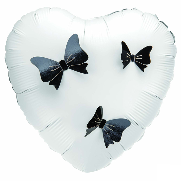 3D Black Adhesive Bows 12 Pack