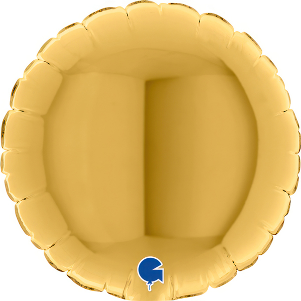 (image for) 4" Grabo Champagne Gold Plain Round Air Fill Balloons