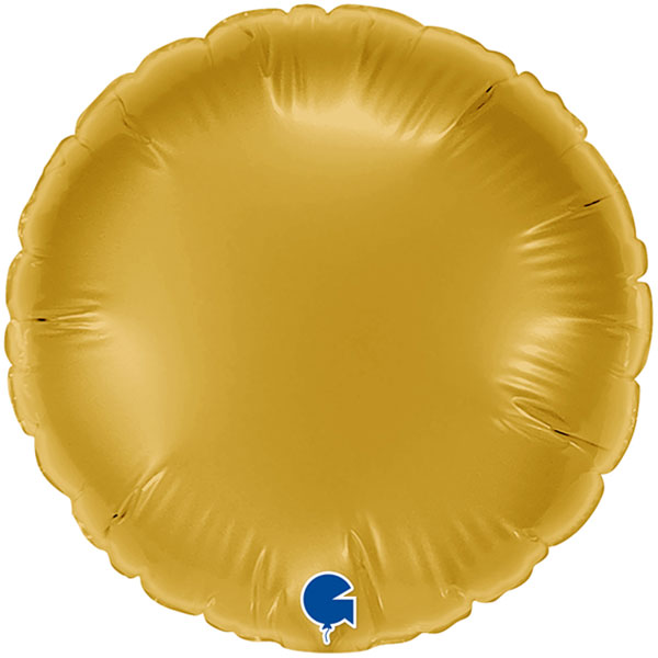 4" Grabo Champagne Gold Plain Round Air Fill Balloons