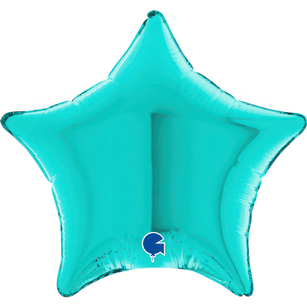 (image for) 4" Grabo Tiffany Plain Star Air Fill Balloons