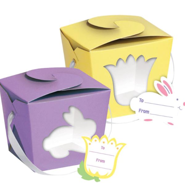 (image for) Purple & Yellow Treat Pails 4pk