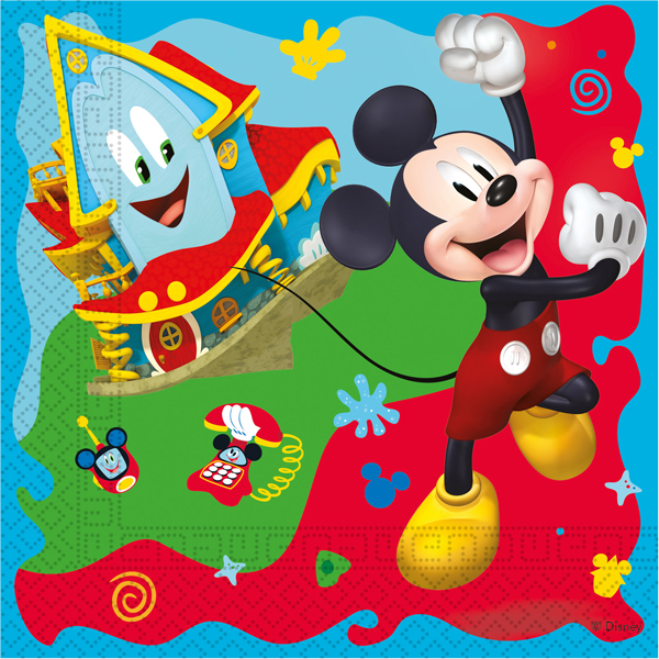 (image for) Mickey Mouse Rock The House Paper Napkins 20pk