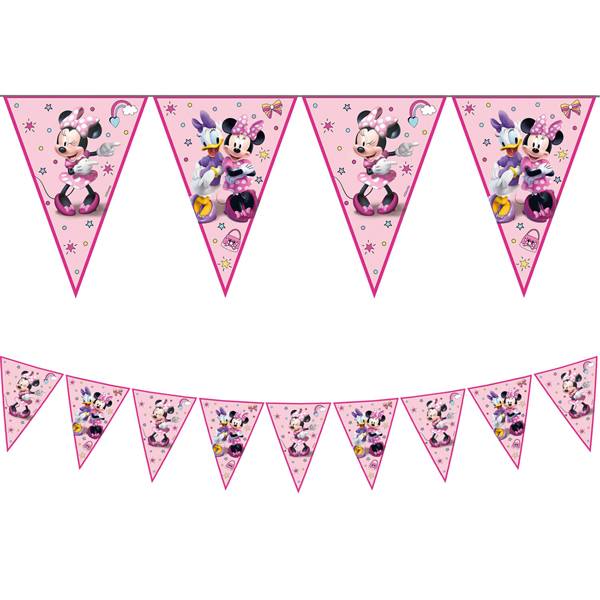 (image for) Minnie Mouse Junior Triangle Flag Banner