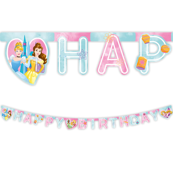 (image for) Disney Princess Happy Birthday Banner