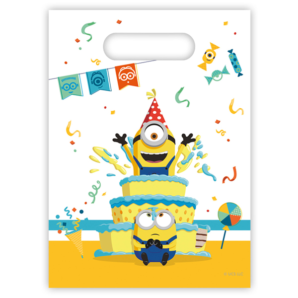 (image for) Minions 2 The Rise Of Gru Party Bags 6pk