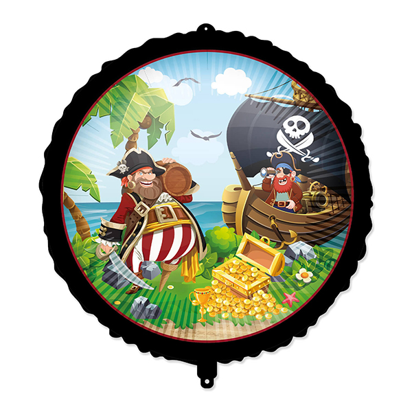 (image for) 18" Pirate Island Foil Balloons