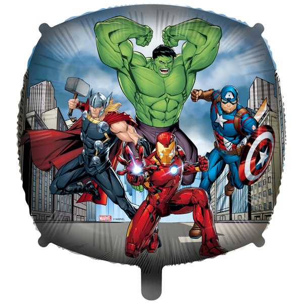 (image for) 18" Marvel Avengers Square Foil Balloons