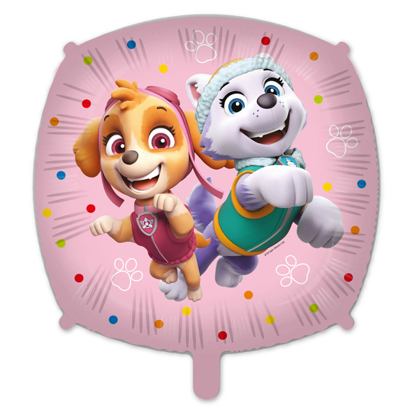 (image for) 18" Paw Patrol Skye And Everest Square Foil Balloons