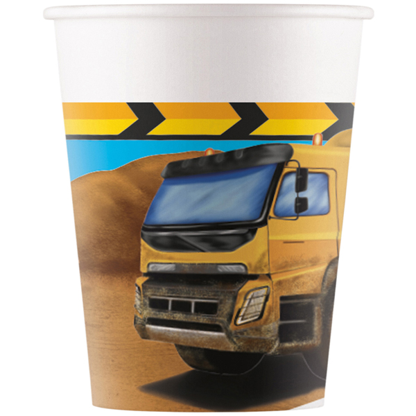 (image for) Construction Party Paper Cups 8pk