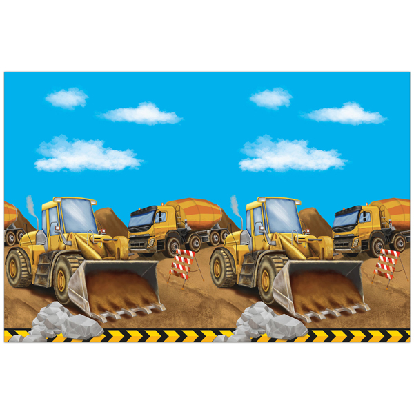 (image for) Construction Party Plastic Tablecover 1pk