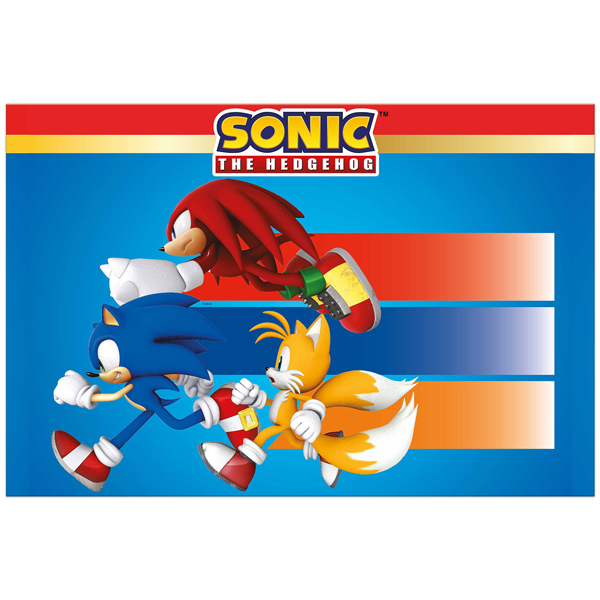 (image for) Sonic The Hedgehog Party Plastic Tablecover 1pk