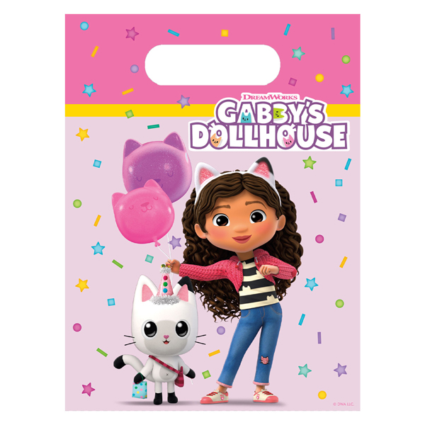 (image for) Gabby's Dollhouse Party Loot Bags 6pk