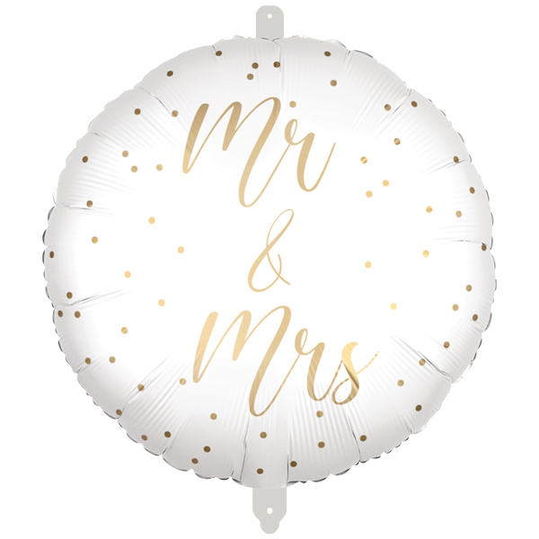 (image for) 18" Mr And Mrs Foil Balloons