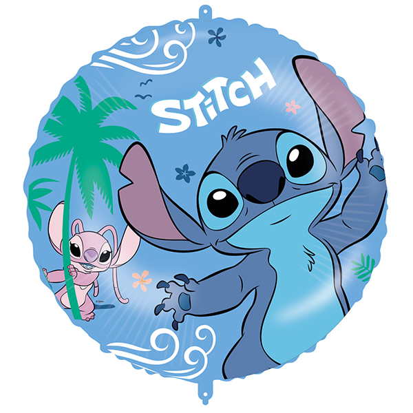 (image for) 18" Stitch & Angel Foil Balloons