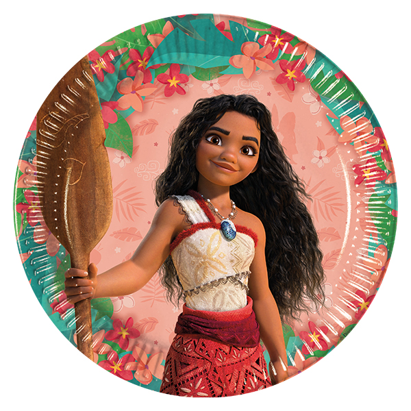 (image for) Moana 2 Sailing Spirit Party Paper Plates 8pk