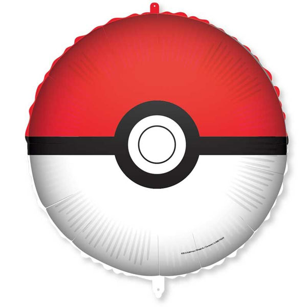 18" Pokemon Pokeball Foil Balloons